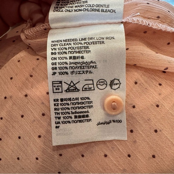 H&M Light Pink Ruffled Blouse - Picture 3 of 5